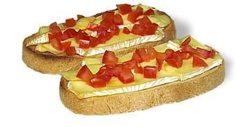 Bruschetta mit Brie