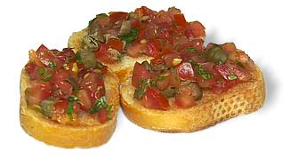 Crostini mit Tomaten