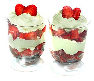 Erdbeeren mit Mascarpone