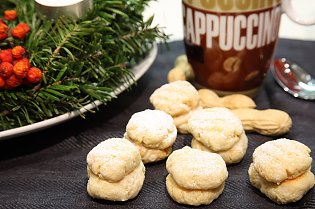 Gefüllte Butterplätzchen